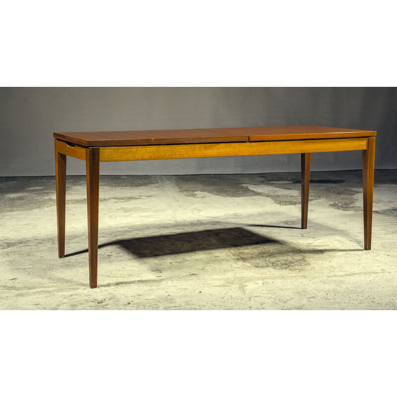  Vintage walnut folding coffee table, 1960s