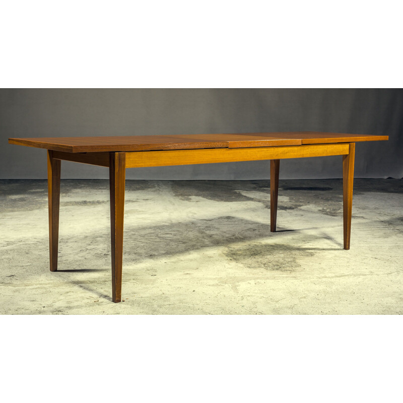  Vintage walnut folding coffee table, 1960s