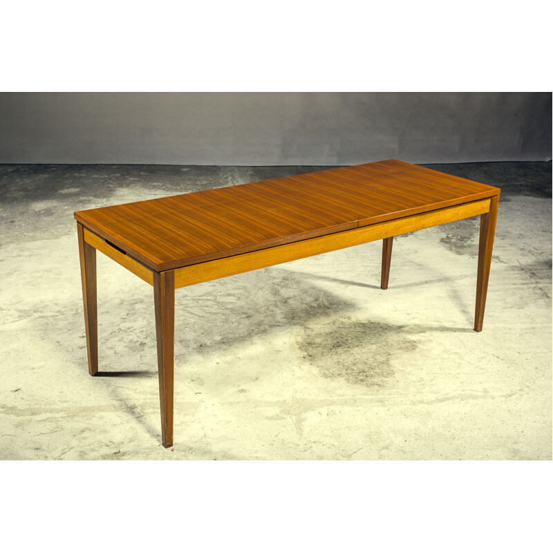  Vintage walnut folding coffee table, 1960s