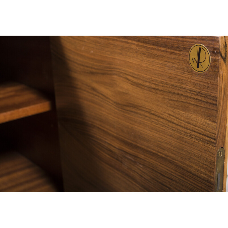 Vintage walnut desk by Wilhelm Renz, 1960s