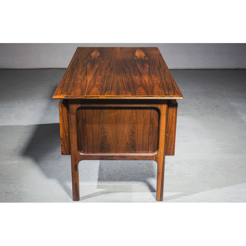 Vintage rosewood desk by Arne Vodder for Sibast, 1960s