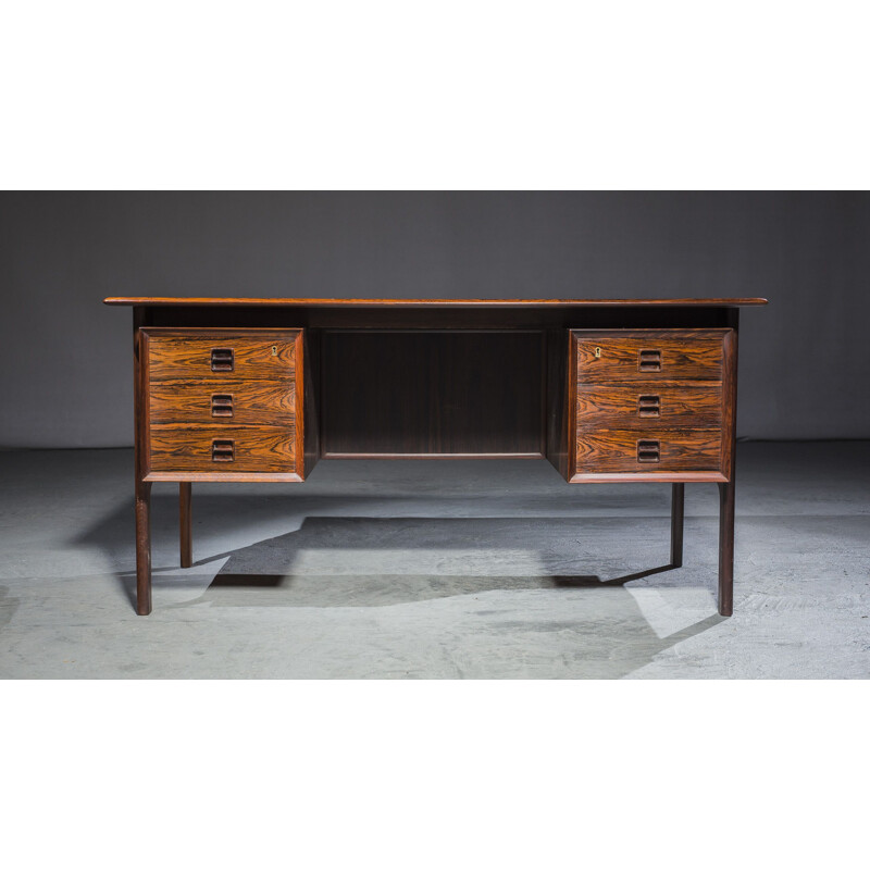 Vintage rosewood desk by Arne Vodder for Sibast, 1960s