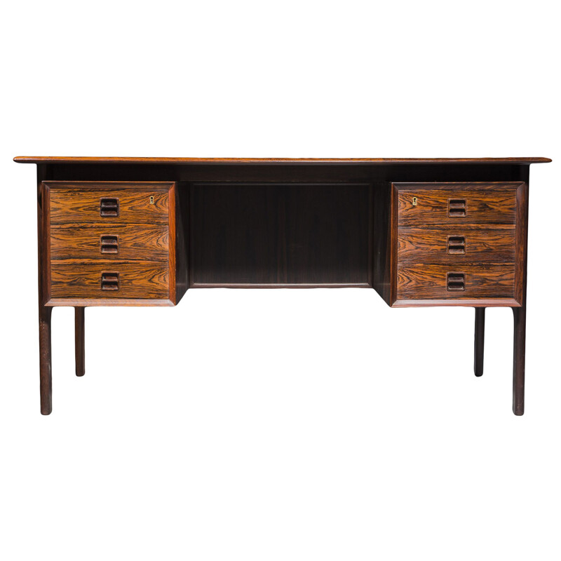 Vintage rosewood desk by Arne Vodder for Sibast, 1960s