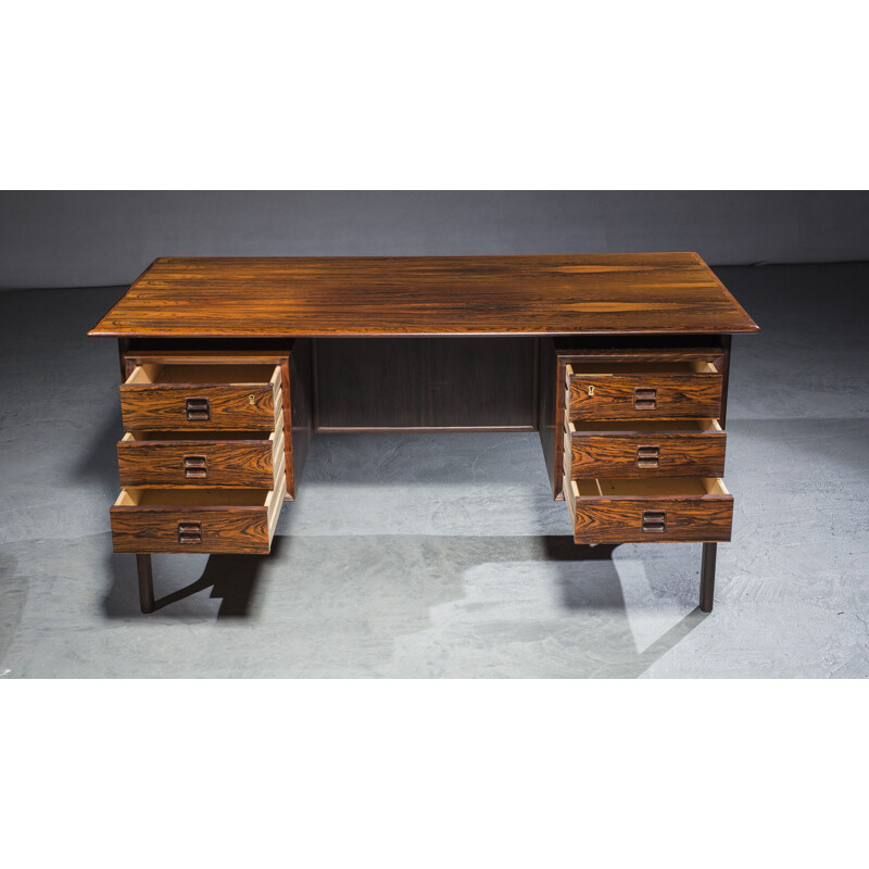 Vintage rosewood desk by Arne Vodder for Sibast, 1960s