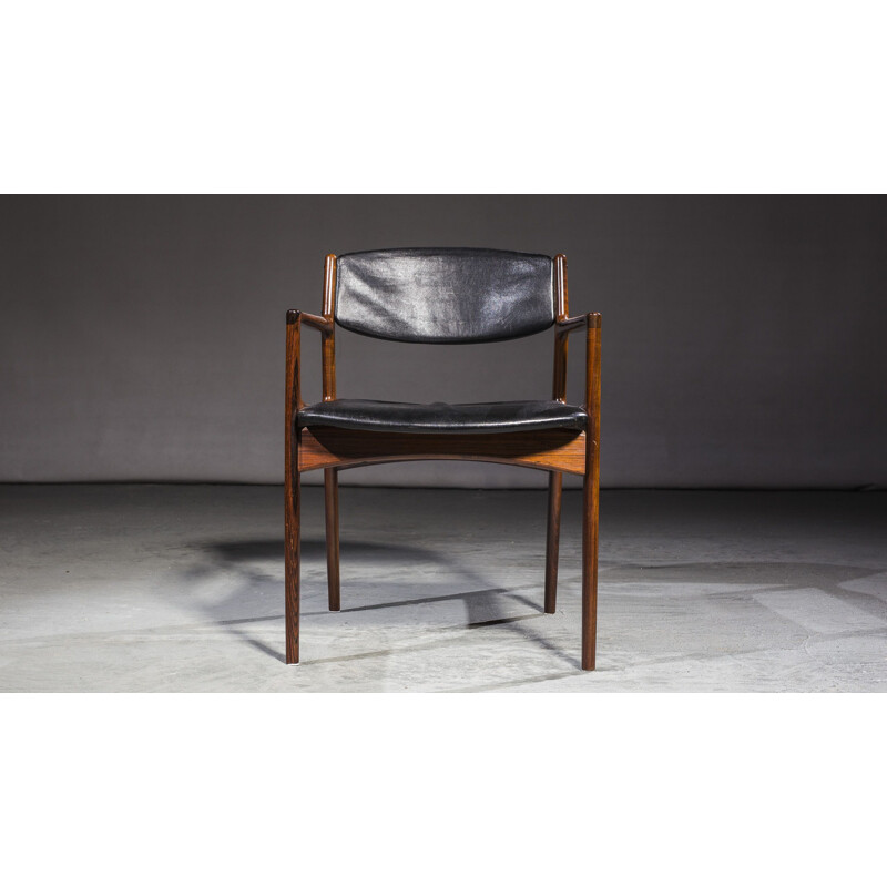 Vintage rosewood armchair by Arne Vodder for Sibast, 1960s