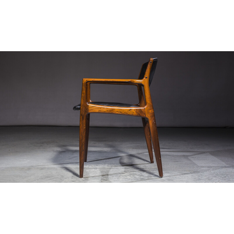 Vintage rosewood armchair by Arne Vodder for Sibast, 1960s