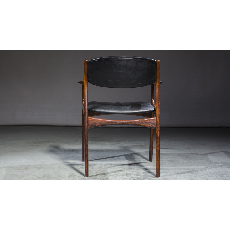 Vintage rosewood armchair by Arne Vodder for Sibast, 1960s