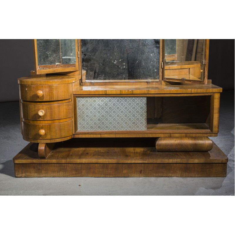 Vintage art deco dressing table, 1920s