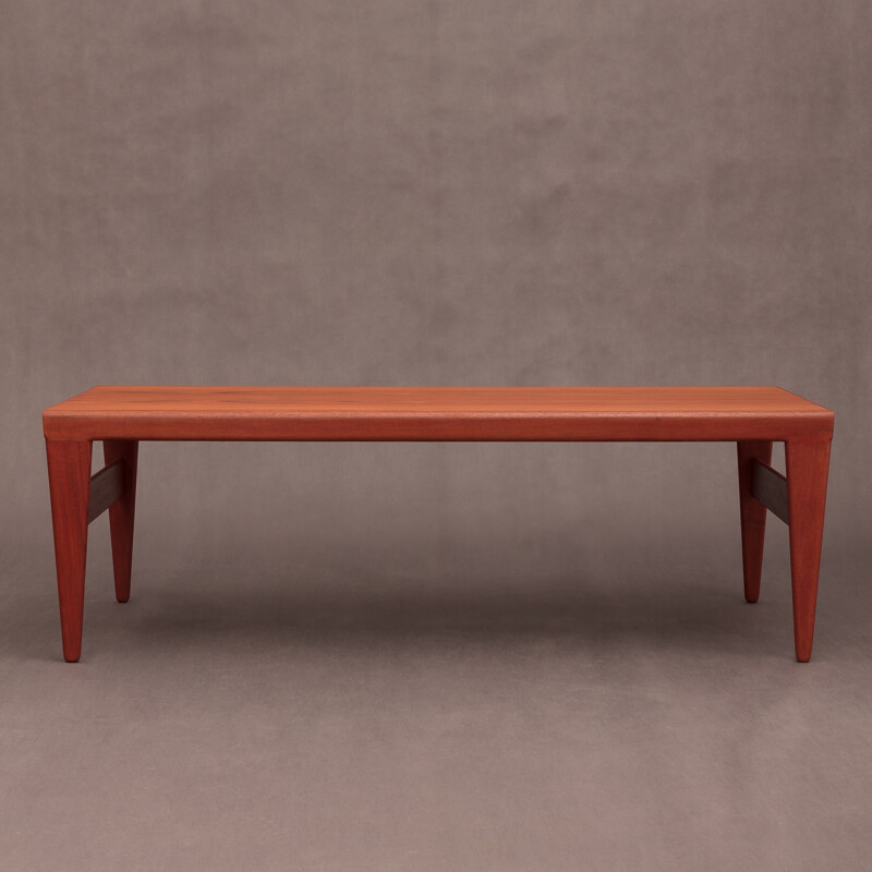 Extendable coffee table in teak, Kai KRISTIANSEN - 1950s
