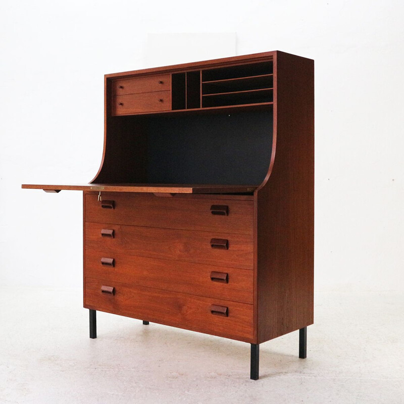 Vintage teak secretary by Børge Mogensen for Søborg Møbler, 1960s