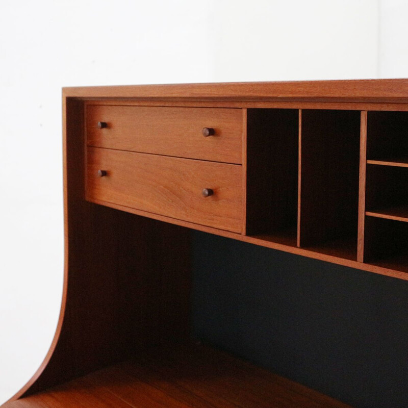 Vintage teak secretary by Børge Mogensen for Søborg Møbler, 1960s