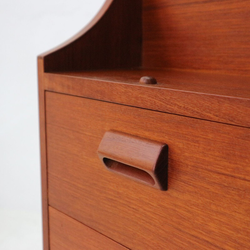 Vintage teak secretary by Børge Mogensen for Søborg Møbler, 1960s