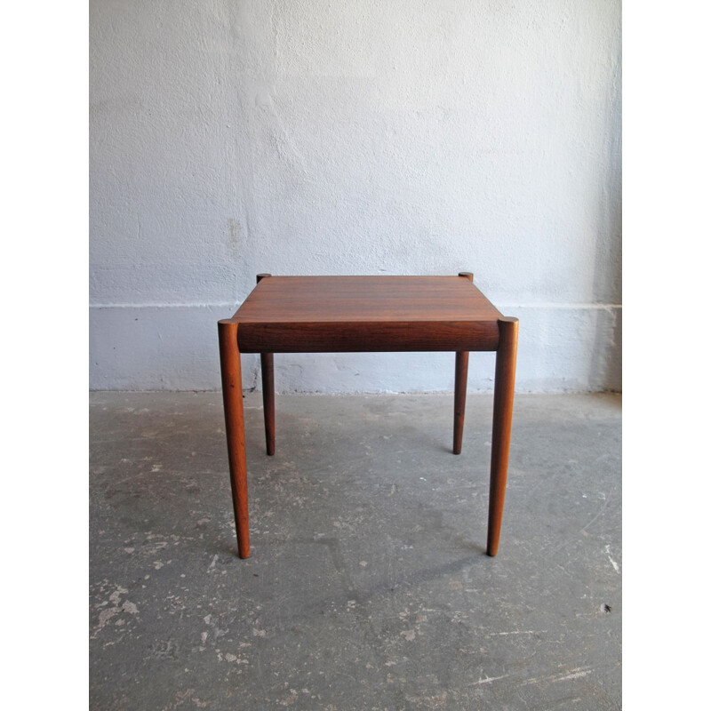 Vintage rosewood side table, Denmark, 1950s