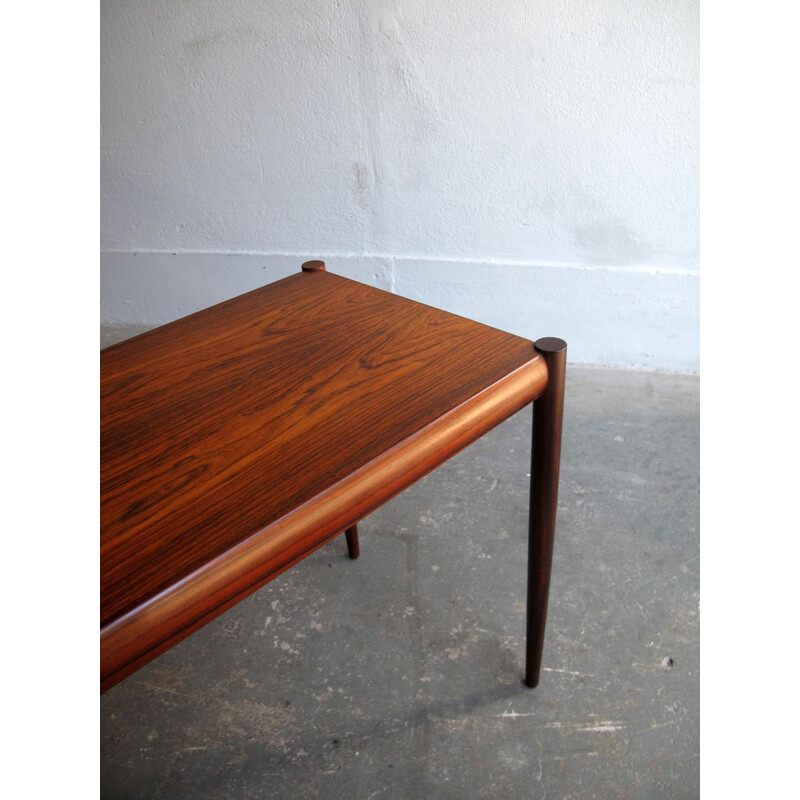 Vintage rosewood side table, Denmark, 1950s