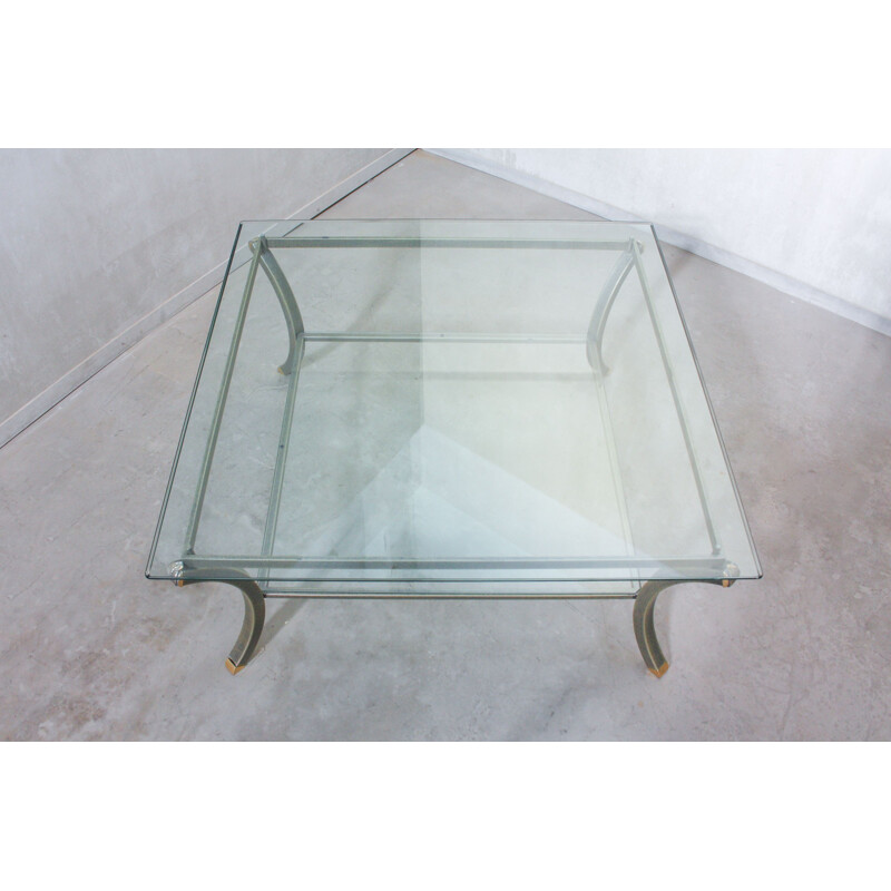 Vintage square coffee table from Pierre Vandel, 1970s