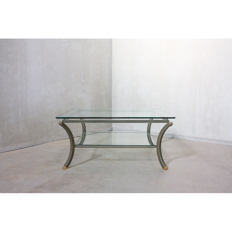 Vintage square coffee table from Pierre Vandel, 1970s