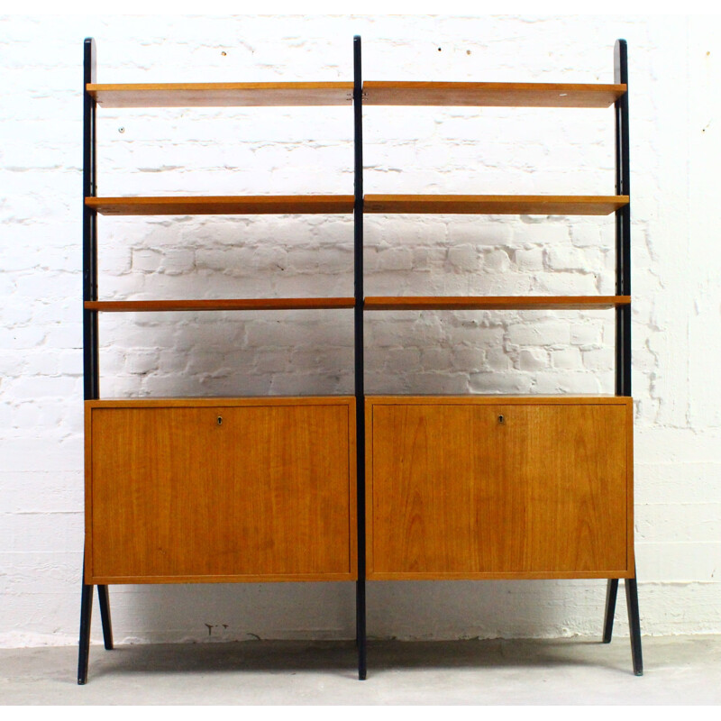 Vintage scandinavian teak shelf, 1970s