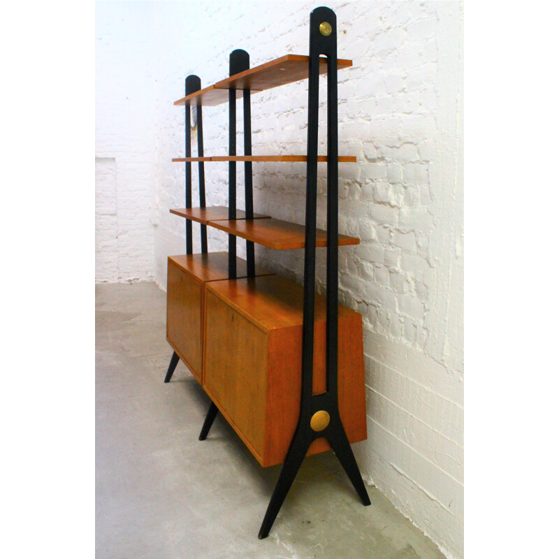 Vintage scandinavian teak shelf, 1970s