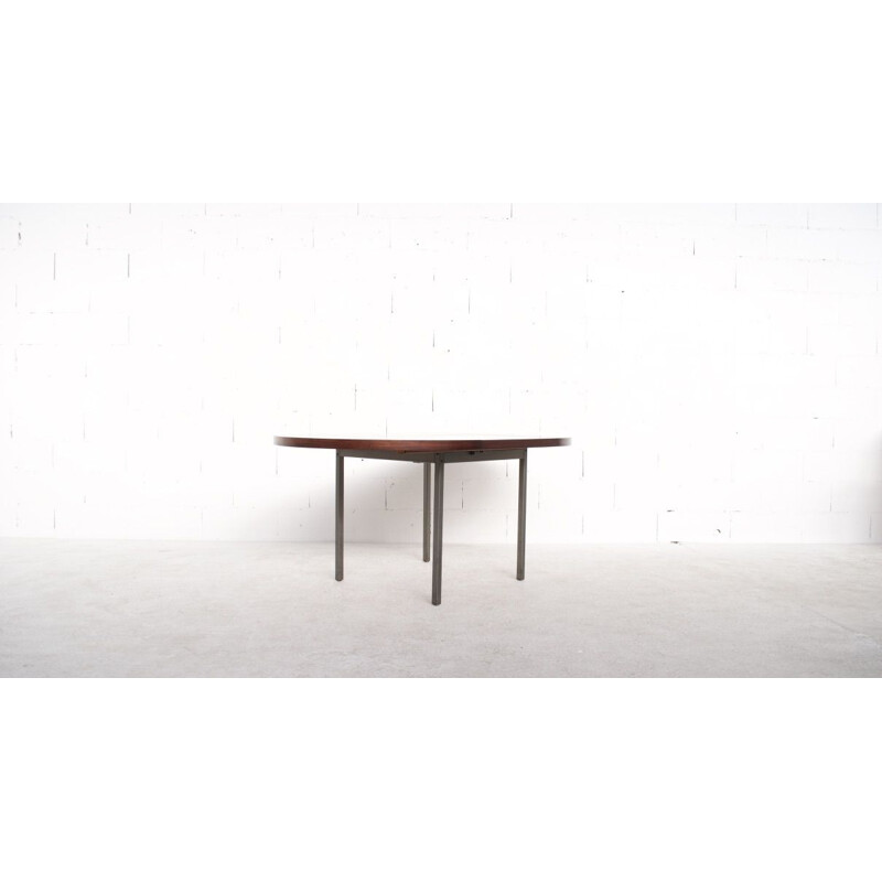 Vintage extentible rosewood table by Georges Frydman, EFA publisher, 1960s