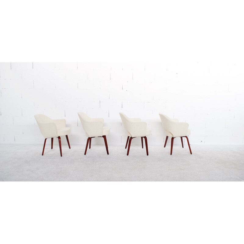 Set of 4 vintage armchairs by Eero Saarinen for Knoll International, 1960s