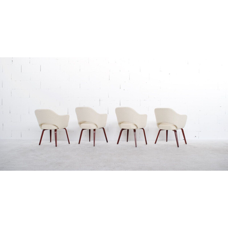 Set of 4 vintage armchairs by Eero Saarinen for Knoll International, 1960s