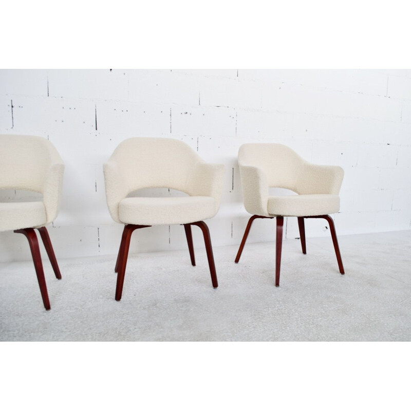 Set of 4 vintage armchairs by Eero Saarinen for Knoll International, 1960s
