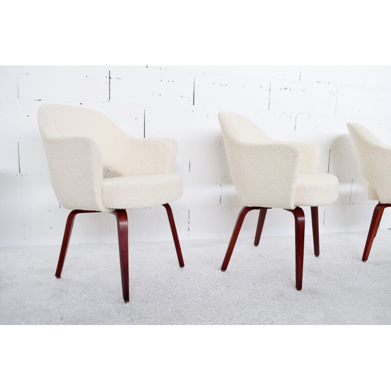 Set of 4 vintage armchairs by Eero Saarinen for Knoll International, 1960s