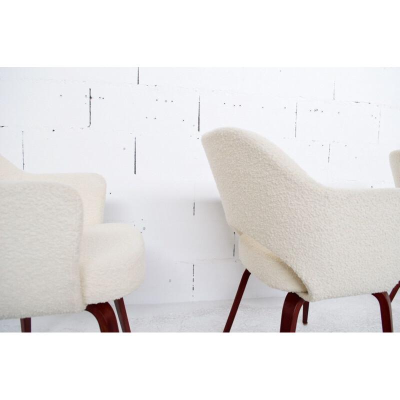 Set of 4 vintage armchairs by Eero Saarinen for Knoll International, 1960s