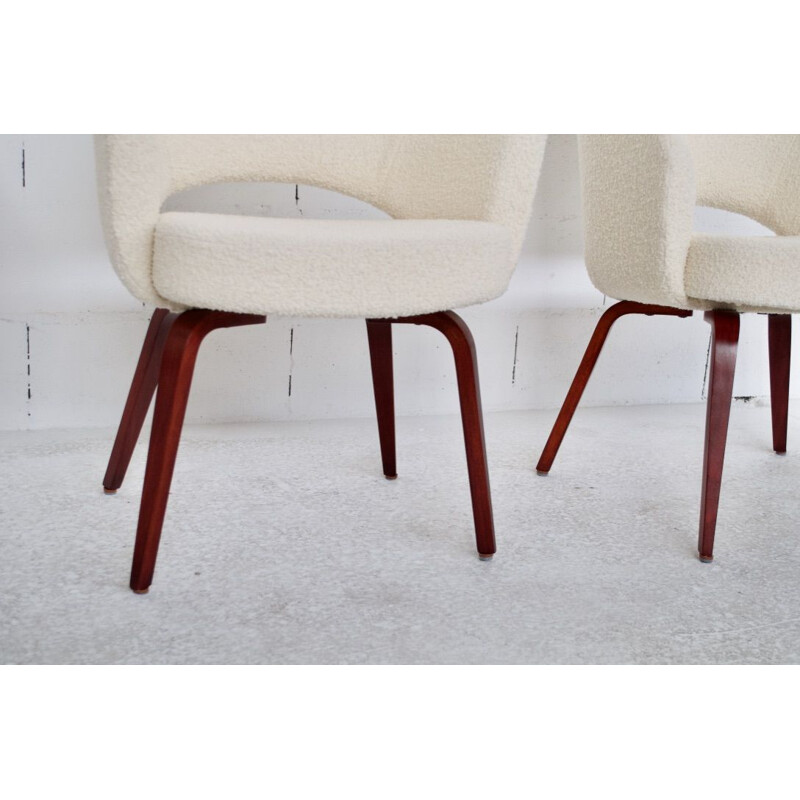 Set of 4 vintage armchairs by Eero Saarinen for Knoll International, 1960s