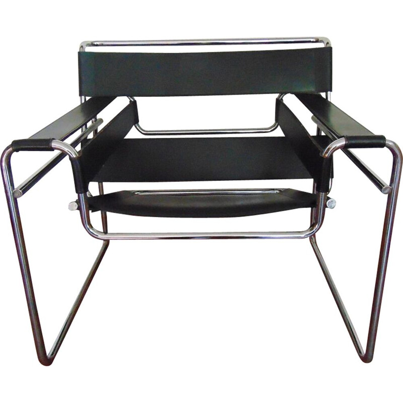 Chaise vintage modèle Wassily par Marcel Breuer, 1970