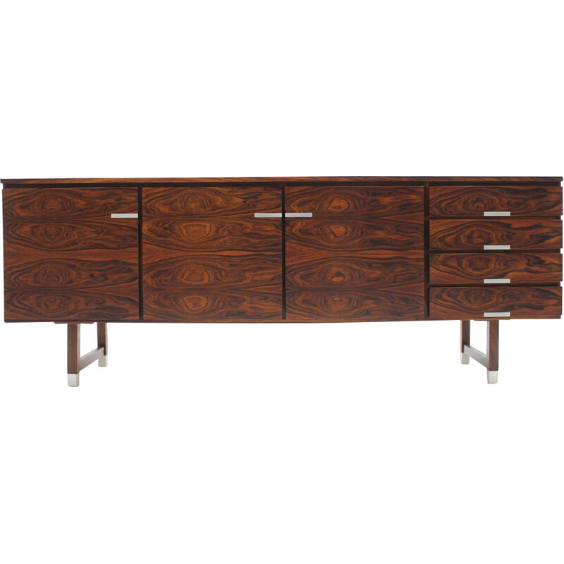 Vintage rosewood sideboard by Kai Kristiansen for FM Møbler, 1960s