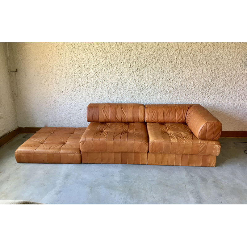 Vintage corner sofa DS88 by De Sede, Switzerland, 1970s