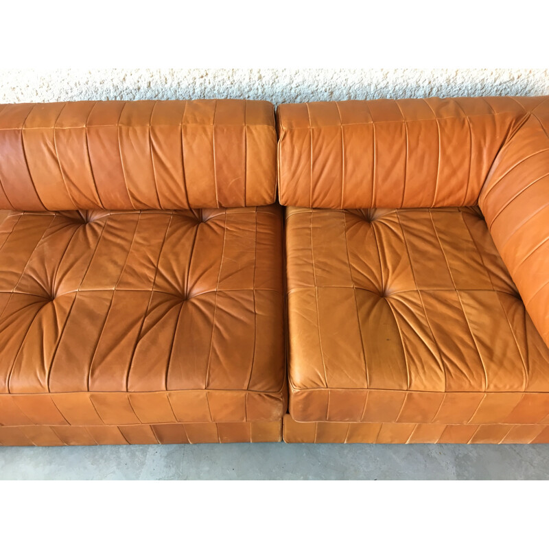 Vintage corner sofa DS88 by De Sede, Switzerland, 1970s