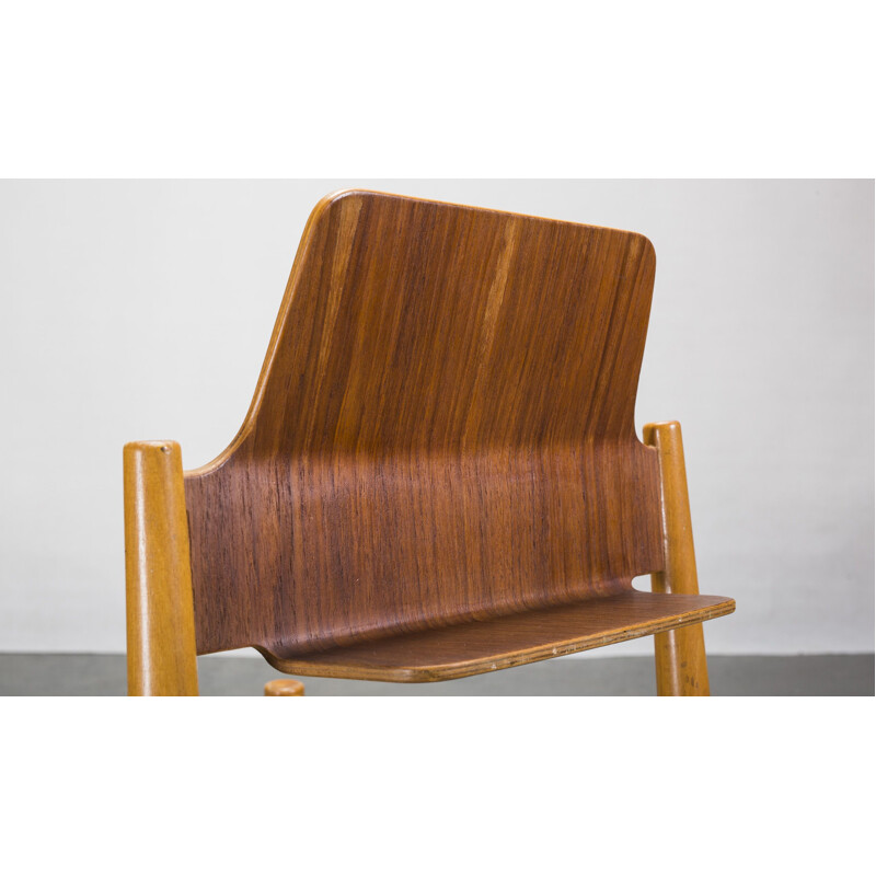 Ensemble de 4 chaises SE119 vintage d'Egon Eiermann pour Wilde et Spieth, 1950