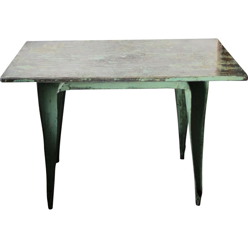 Table vintage industrielle de Joseph Mathieu pour Multipl's, 1930