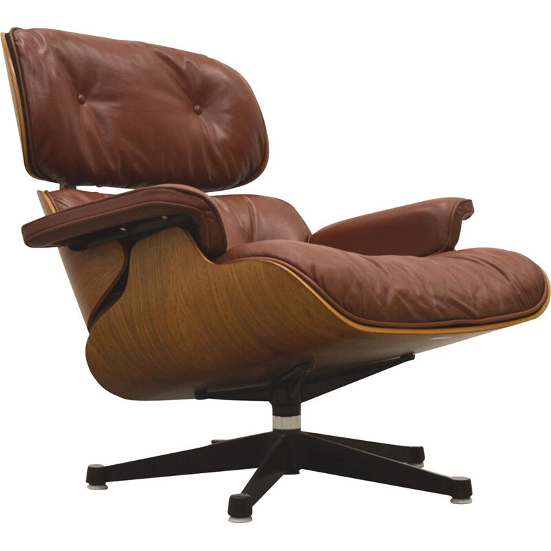 Vintage rosewood armchair by Charles Eames for Herman Miller, 1970s