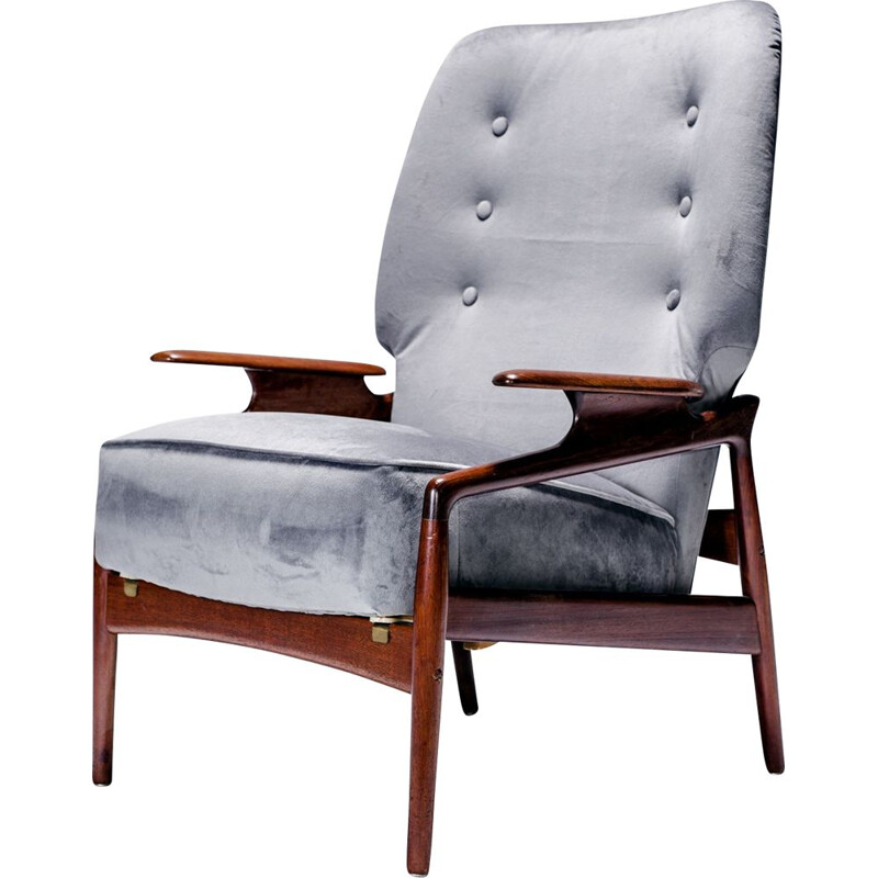 Vintage teakhouten fauteuil van John Boné, 1960