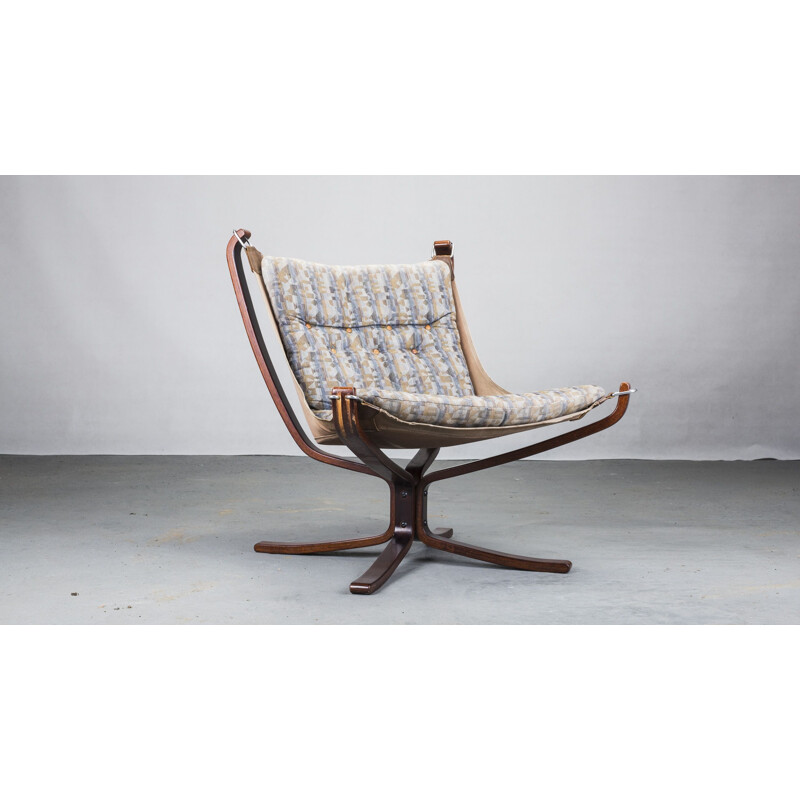 Vintage Falcon fauteuil van Sigurd Ressell voor Vatne Mobler, 1970