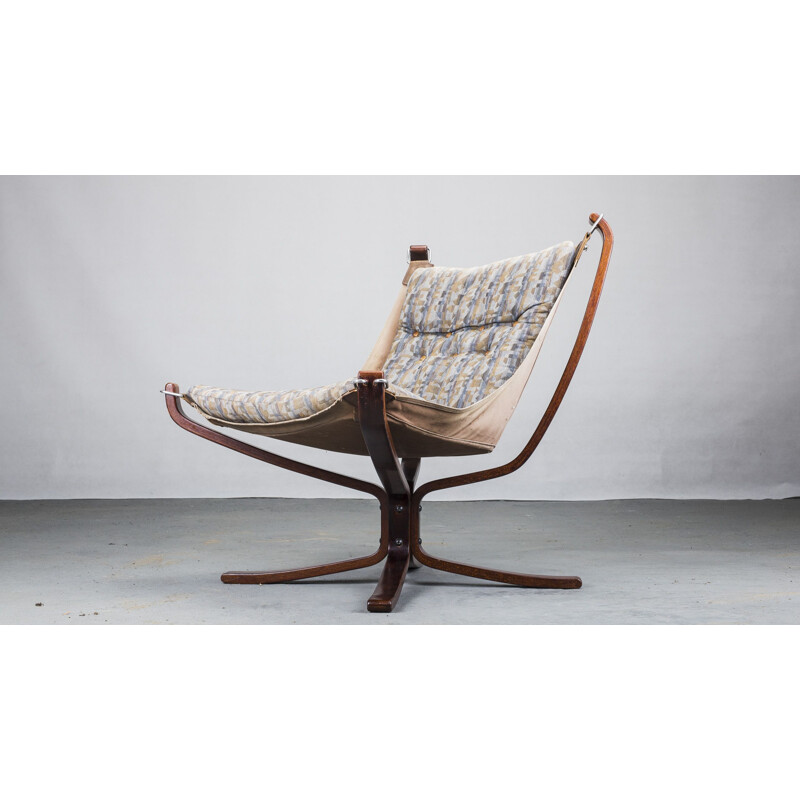 Vintage Falcon fauteuil van Sigurd Ressell voor Vatne Mobler, 1970