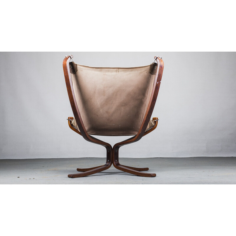 Vintage Falcon armchair by Sigurd Ressell for Vatne Møbler, 1970s