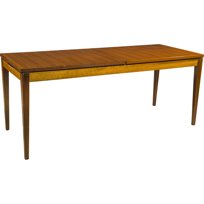  Vintage walnut folding coffee table, 1960s