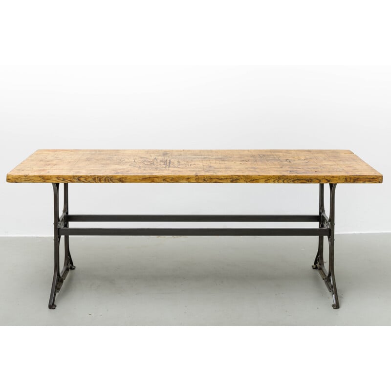 Industrial Czechoslovak dining table  - 1940s