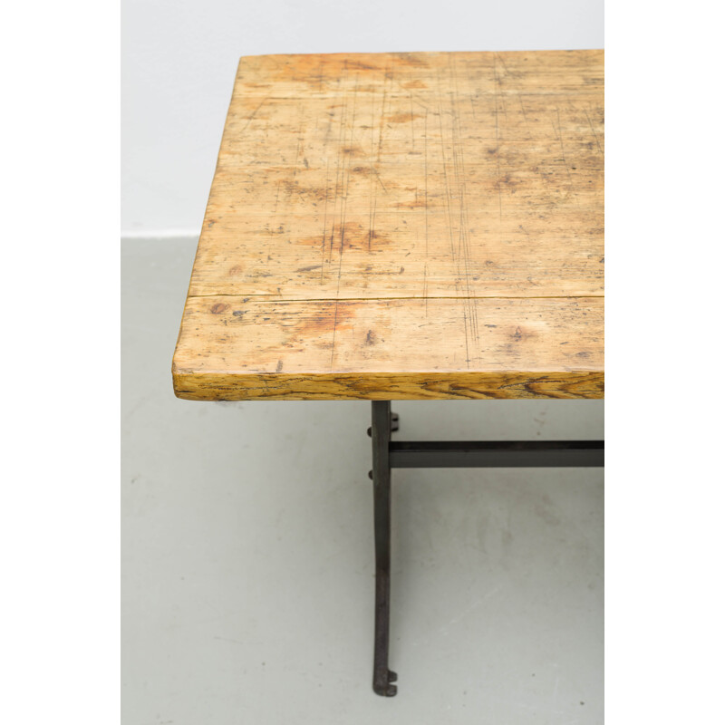 Industrial Czechoslovak dining table  - 1940s