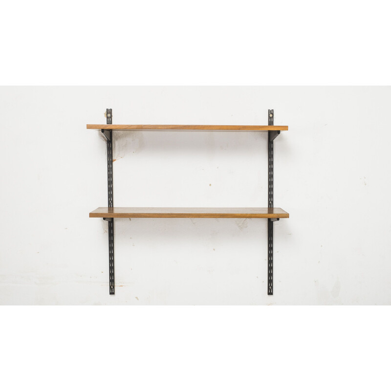 Vintage walnut shelf by Sparrings, 1960