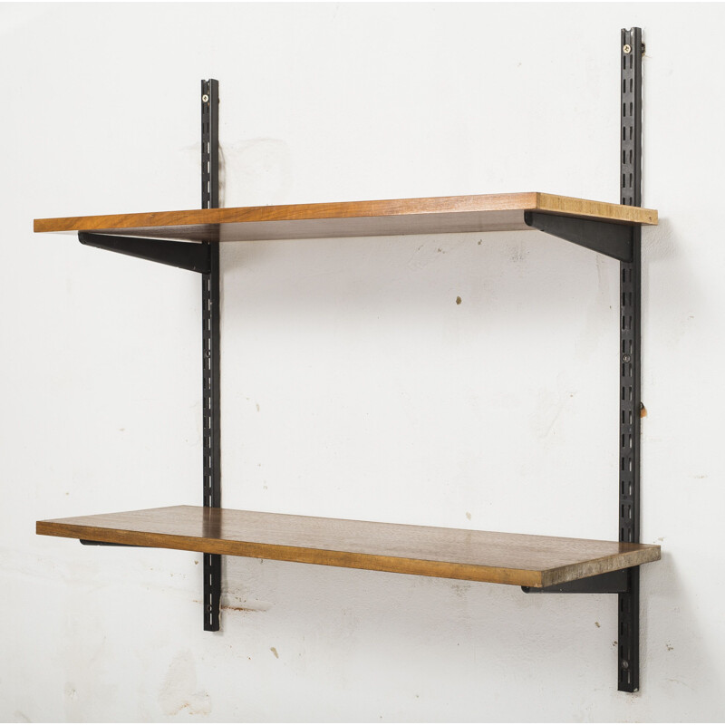 Vintage walnut shelf by Sparrings, 1960