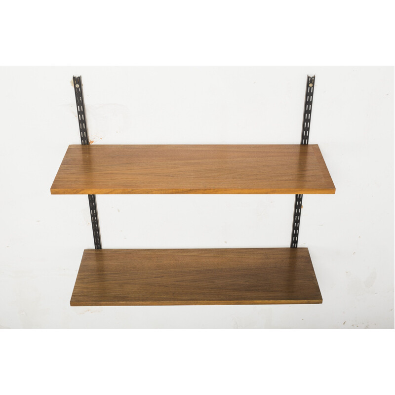 Vintage walnut shelf by Sparrings, 1960