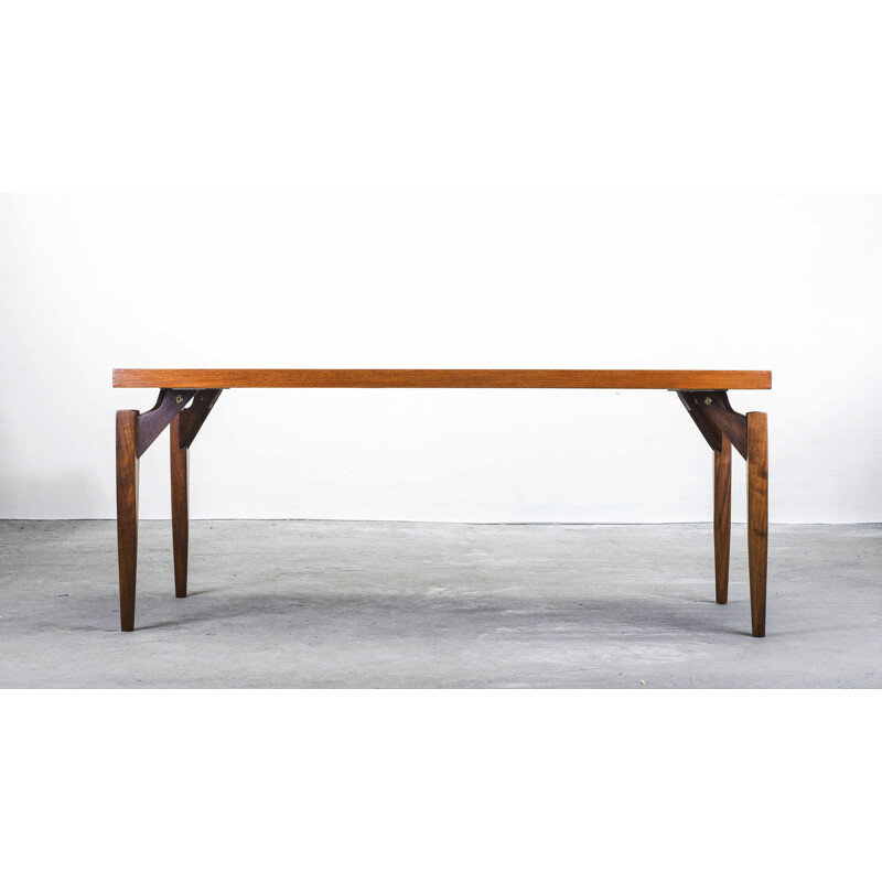 Table basse vintage scandinave en teck, 1960