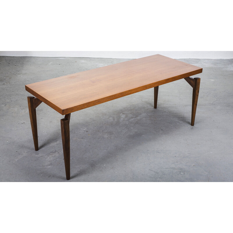 Scandinavian vintage teak coffee table, 1960