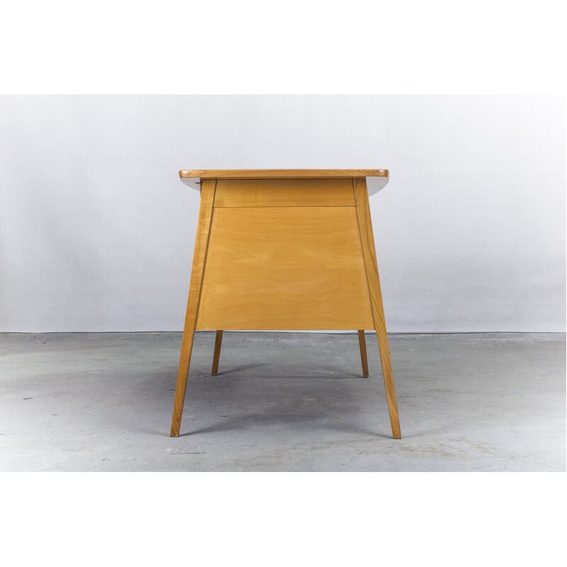 Cherrywood german vintage desk, 1960s