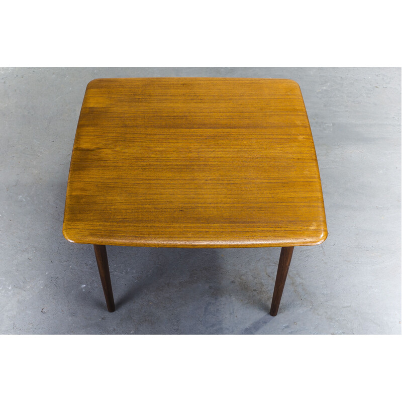 Table basse vintage danoise en teck, 1960